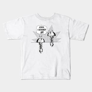 Funny screws pun Kids T-Shirt